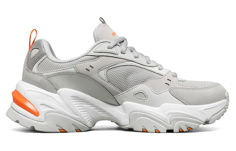 (WMNS) Skechers Stamina V2 'Grey Orange' 66666343-LTGY