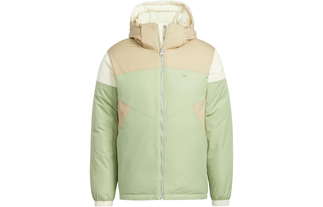 adidas originals Sporty Down Reversible Insulated Puffer Jacket 'Magic Lime' HS9466