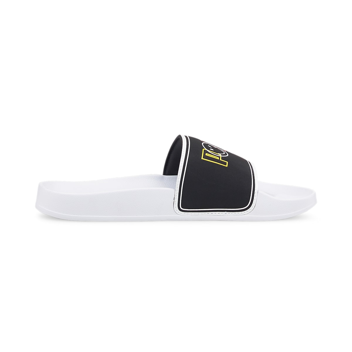 (GS) PUMA x SmileyWorld Leadcat 2.0 Slides 'White Black' 384494-01