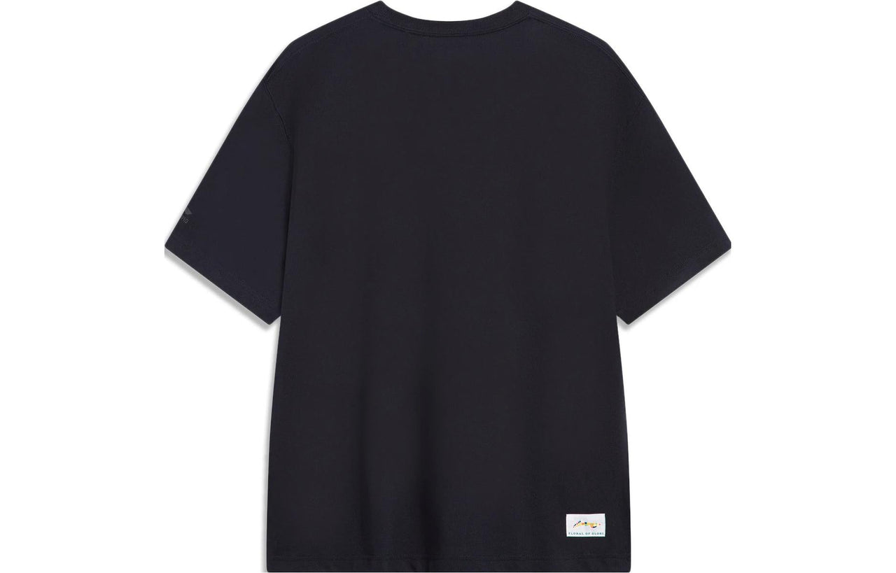 Li-Ning Sport Sweat-Absorbent Comfortable Tee 'Black Multi' AHST459-4