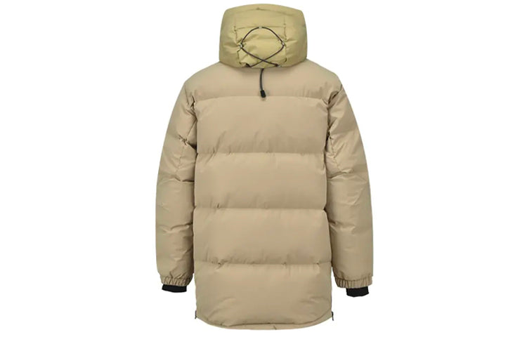 New Balance Winter Hooded Long Down Jacket 'Khaki' NPA43111-BEI