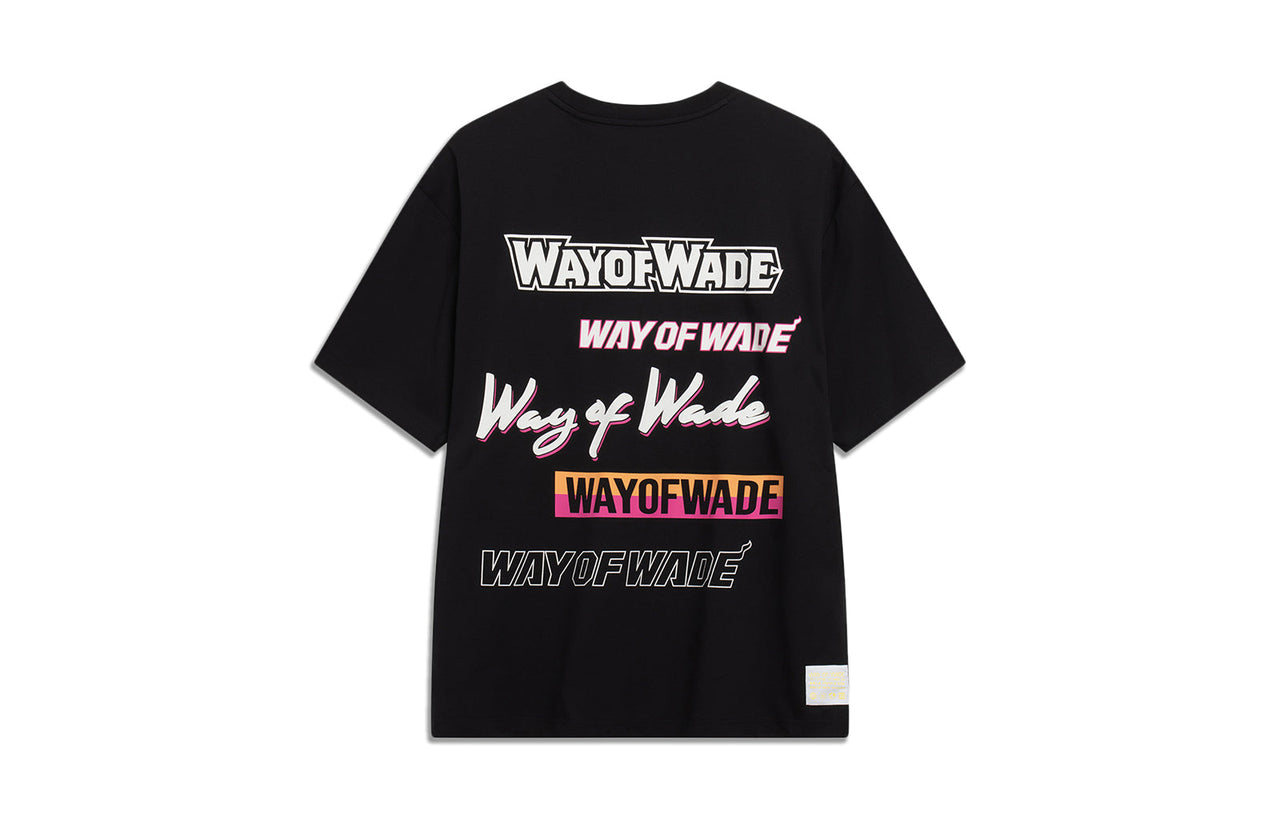 Li-Ning Way Of Wade Graphic T-shirt 'Black' AHST329-1