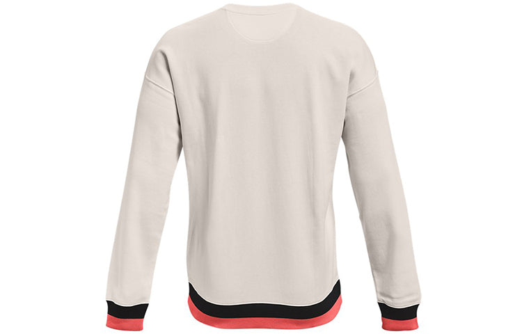 Under Armour Rival Fleece AMP Long Sleeve Sweatshirt 'Beige' 1361455-112