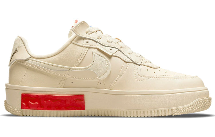 (WMNS) Nike Air Force 1 Fontanka 'Pearl White University Red' DA7024-200