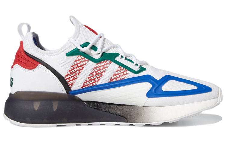 adidas originals ZX 2K Boost 'White Blue Green Red' FZ4839