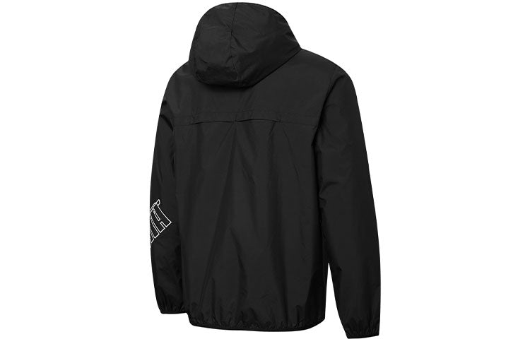 PUMA Windbreaker Logo Jacket 'Black' 848633-01