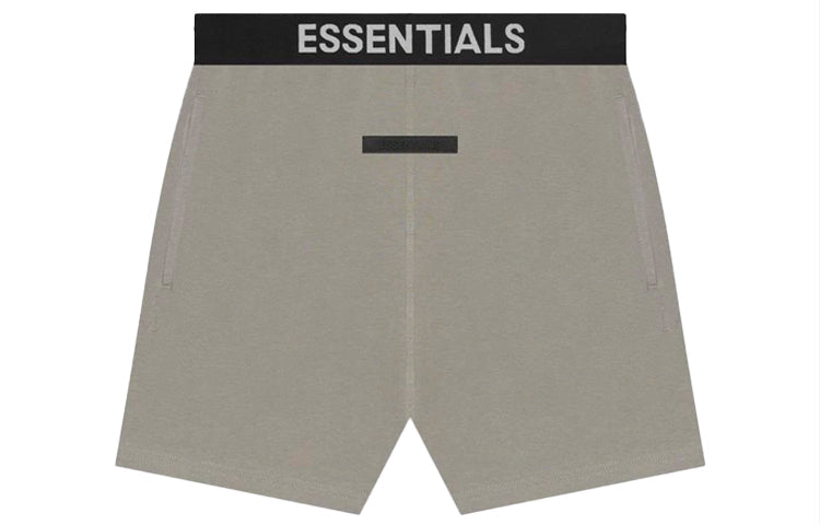Fear of God Essentials SS21 Cotton-Blend Jersey Shorts Grey Flannel FOG-SS21-654