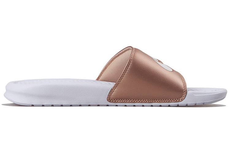 (WMNS) Nike Benassi JDI 'Metallic Red Bronze' 343881-108