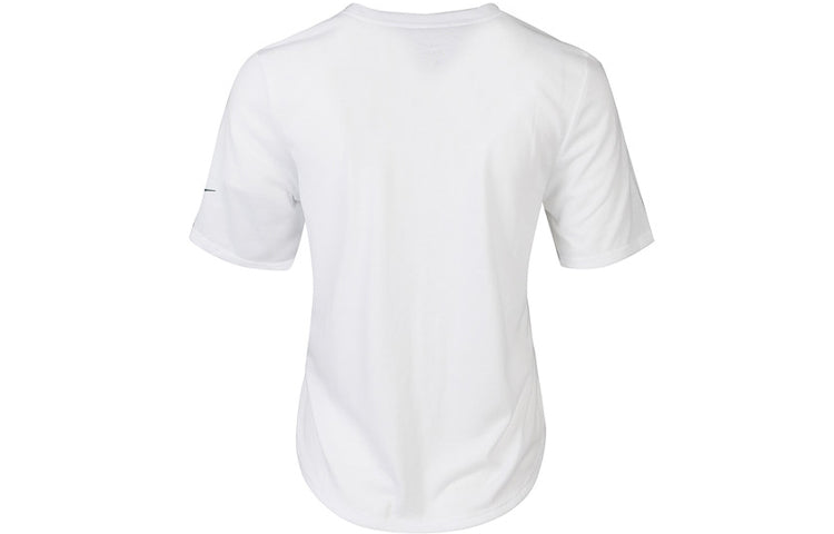 (WMNS) Nike SS20 Athleisure Casual Sports Short Sleeve White CV1876-100