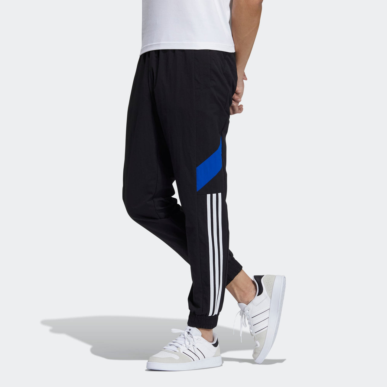 adidas neo M Cs Wvn Tp 2 Logo Woven Athletics Sports Pants Black GP5666