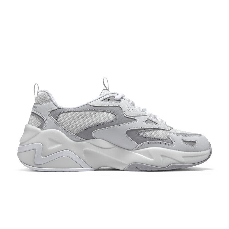 (WMNS) Skechers DLites Hyper Burst Sneaker 'Grey White' 896259-WGY