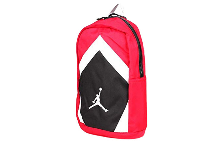 Air Jordan Colorblock Athleisure Casual Sports Backpack Kid's Red / White / Black 8A0262-002