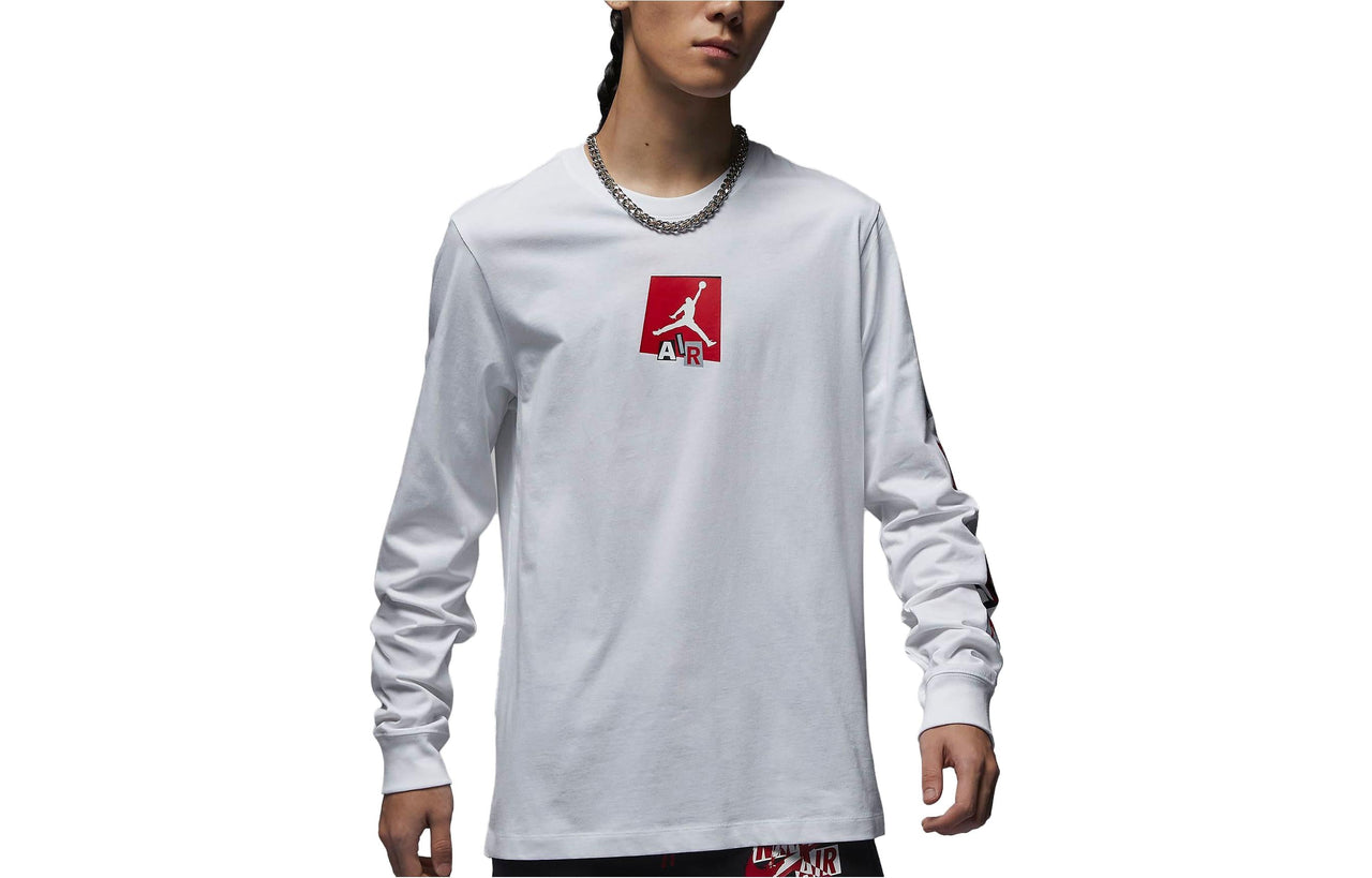Air Jordan Brand Graphic Long-Sleeve T-Shirt 'White' FD7018-100