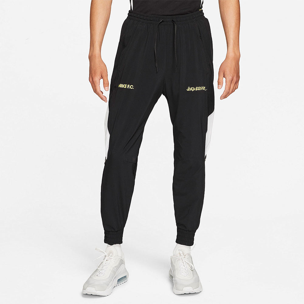 Men's Nike Contrast Color Stitching Bundle Feet Sports Pants/Trousers/Joggers Black CZ1002-010