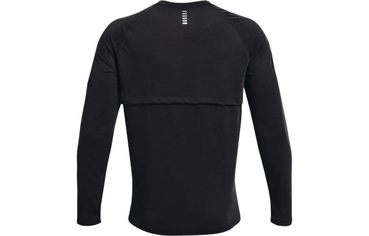 Men's Under Armour Streaker Logo Running Sports Long Sleeves Black 1361470-001