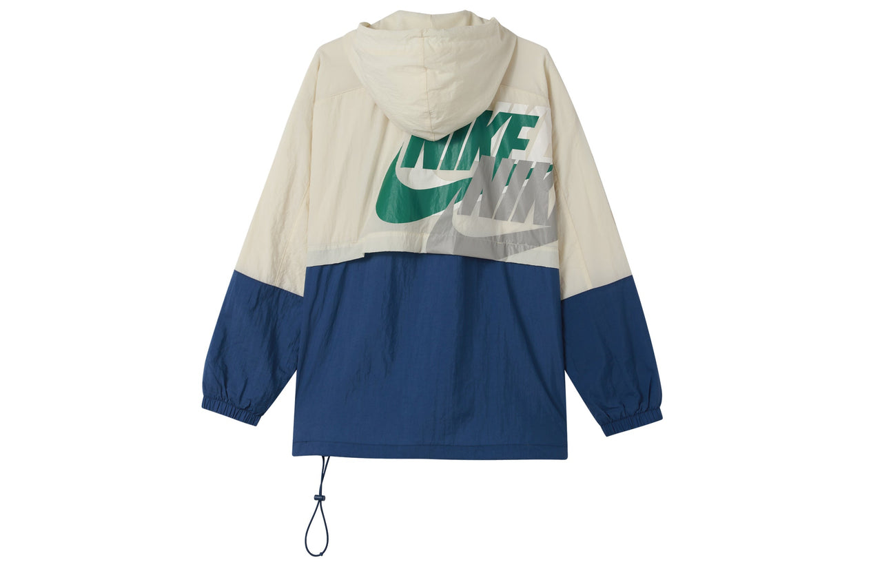 Men's Nike Sportswear Lightweight Back Printing Breathable Athleisure Casual Sports Woven Jacket Autumn Lime DV3313-244