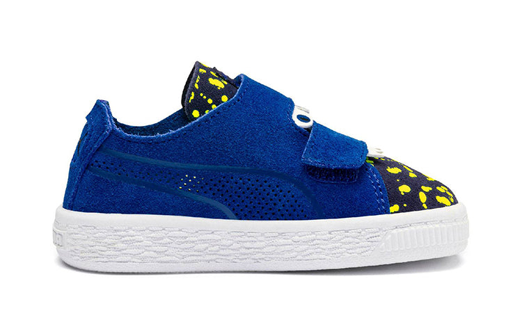 (PS) PUMA Suede Deconstr. Mon Ster V Running Shoes Blue/Yellow 369092-02