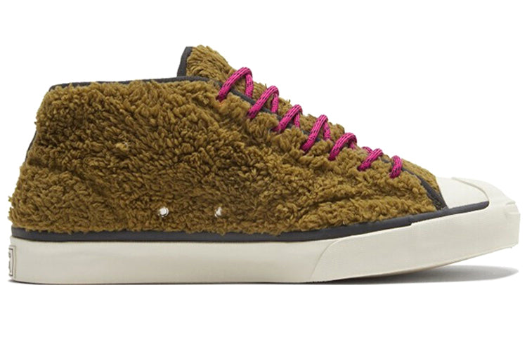 Converse Jack Purcell Mid 'Retro Sherpa - Dark Moss' 169789C