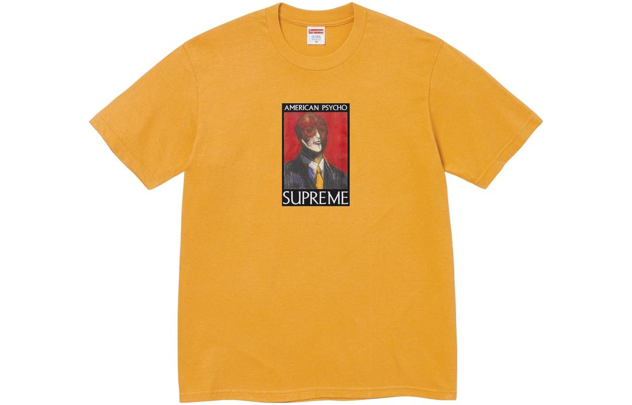 Supreme FW23 Week7 American Psycho T-shirt 'Yellow' SUP-FW23-131