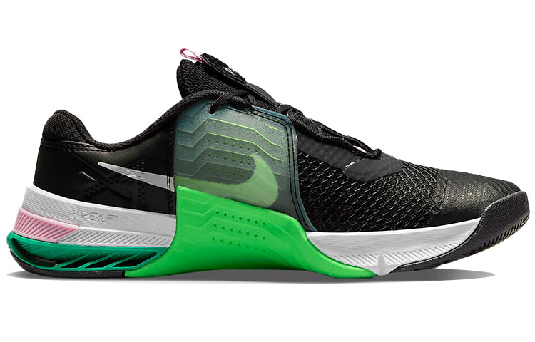 (WMNS) Nike Metcon 7 'Black Green Strike' CZ8280-036