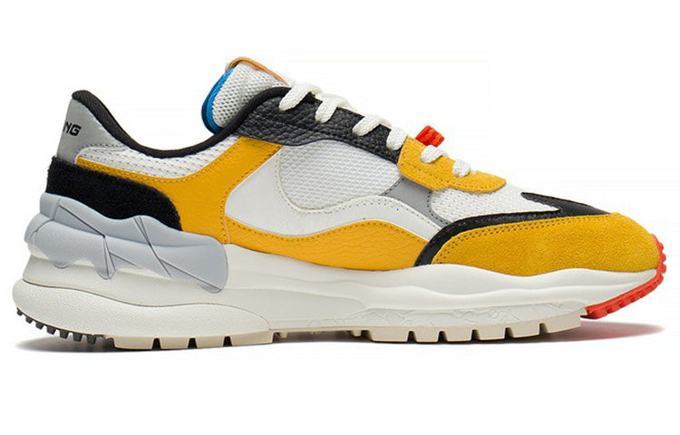 Li-Ning Counterflow Casual Shoes 'White Yellow Black' AGLS157-2