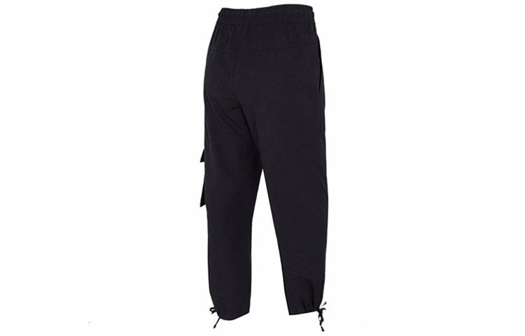 (WMNS) Nike Solid Color Pocket Loose Sports Pants/Trousers/Joggers Autumn Black CZ9331-010