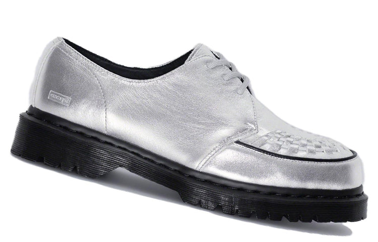 Dr. Martens Ramsey Supreme Nappa Leather Creepers 'Silver' 31773040