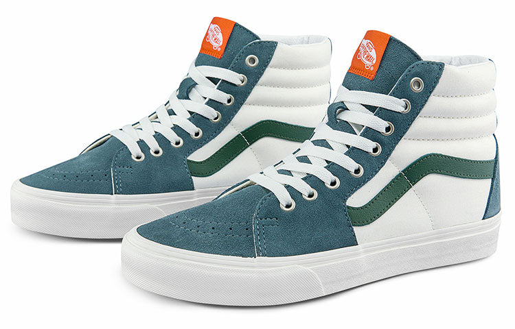 Vans SK8-HI Cozy Skateboarding Shoes Unisex White Green VN0A5JMJBLG
