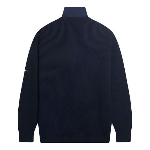 Balenciaga Layered Tromp Loeil Knit Sweater 'Navy' 675274T16118065