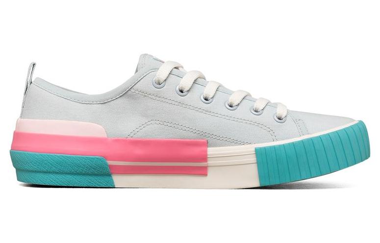 (WMNS) Skechers New Moon 'White Teal Pink' 155389-BLPK