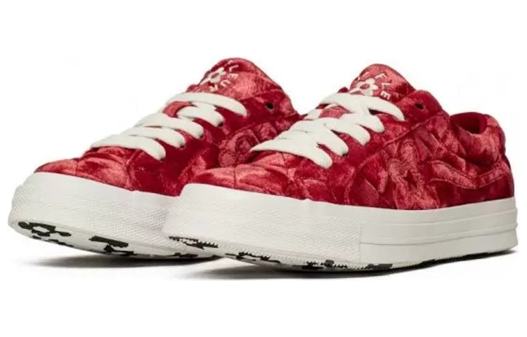 Converse Golf Le Fleur x One Star 'Quilted Velvet Cherry' 165598C