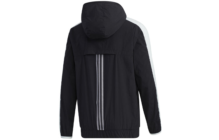 adidas neo Casual Windproof Sports Jacket Black GK1515