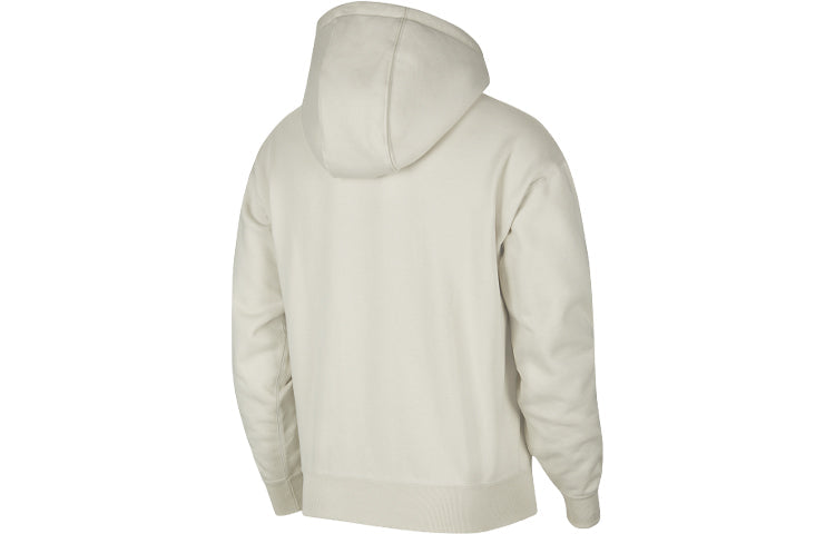 Men's Nike Logo Embroidered Solid Color Fleece Lined White DA0316-072