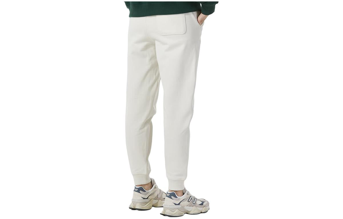 (WMNS) New Balance Wordmark Logo Jogging Pants 'White' AWP41310-CIC