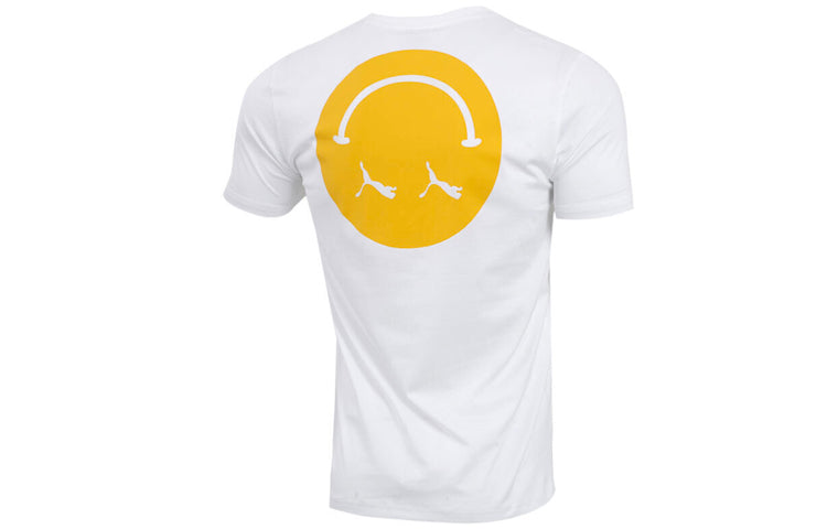 PUMA Graphic Tee Streetwear Short Sleeve TEE White 584131-52