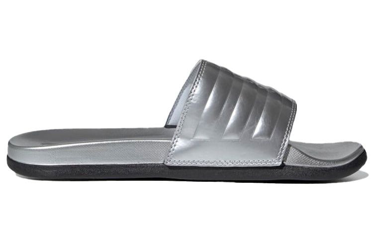 (WMNS) adidas Adilette Comfort Slide 'Silver Metallic' FW7683