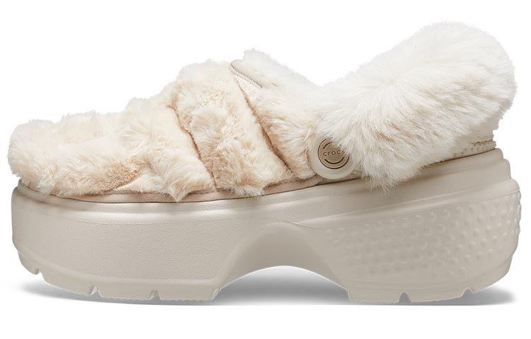 (WMNS) Crocs Stomp Quilted Clogs 'Stucco' 208938-160