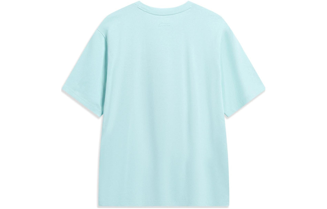 Li-Ning Anything Is Possible Cartoon Graphic T-shirt 'Light Blue' AHST543-3