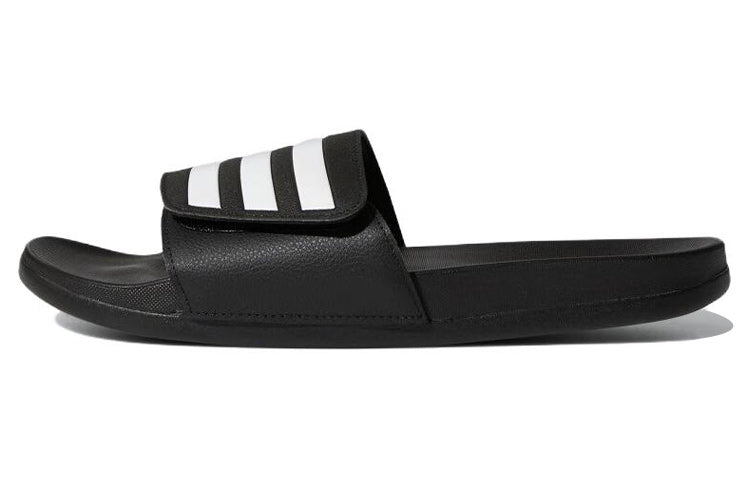 adidas Adilette Comfort Adjustable Slide 'Black White' GZ8951