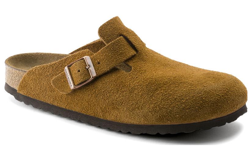 Birkenstock Boston Soft Footbed Regular 'Suede Mink' 1009542
