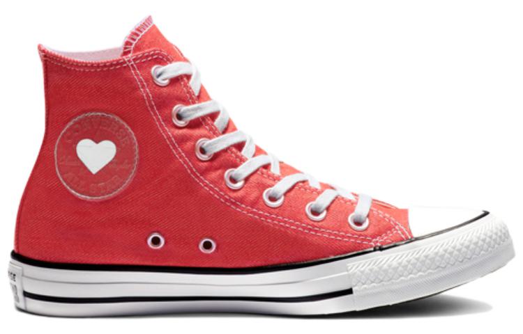 Converse Chuck Taylor All Star Sucker Love Denim High Top 'Red' 163305C