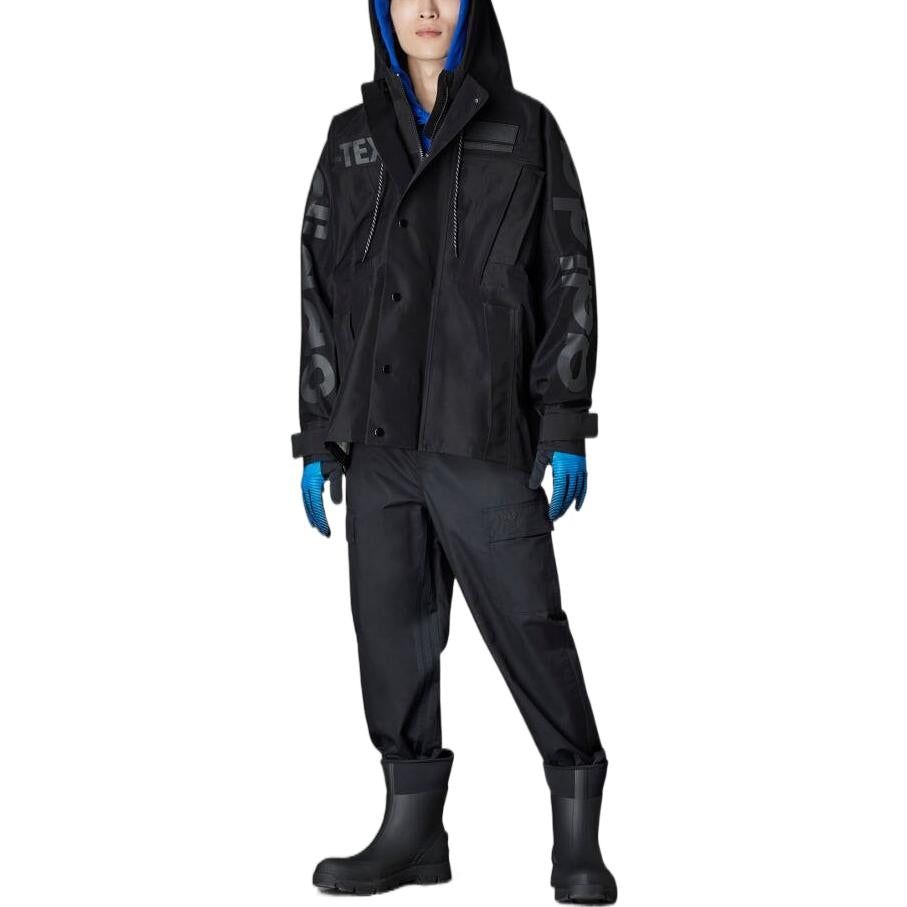 adidas Blue Version Gore-Tex Climacool Outdoor Adventure Jacket 'Black Blue' HM2345
