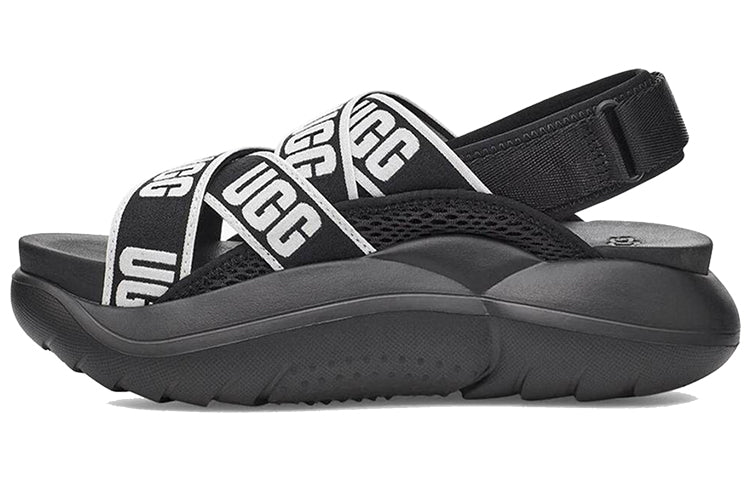 (WMNS) UGG LA Cloud Collection Sports sandals 'Black' 1110090-BCKL