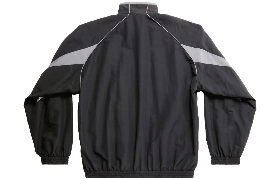 Balenciaga 3B Sports Icon Medium Fit Tracksuit Jacket 'Black' 746483TOO481000