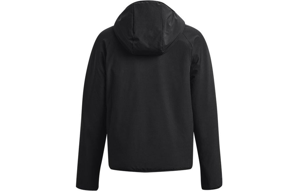 (WMNS) Under Armour Latitude Sherpa Full-Zip Hooded Jacket 'Black' 1373289-001