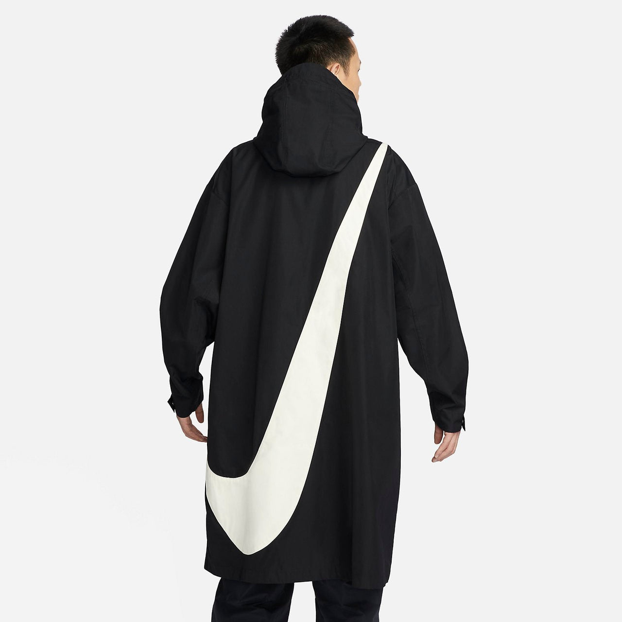 Nike Swoosh Woven Parka Jacket 'Black' FD2870-010