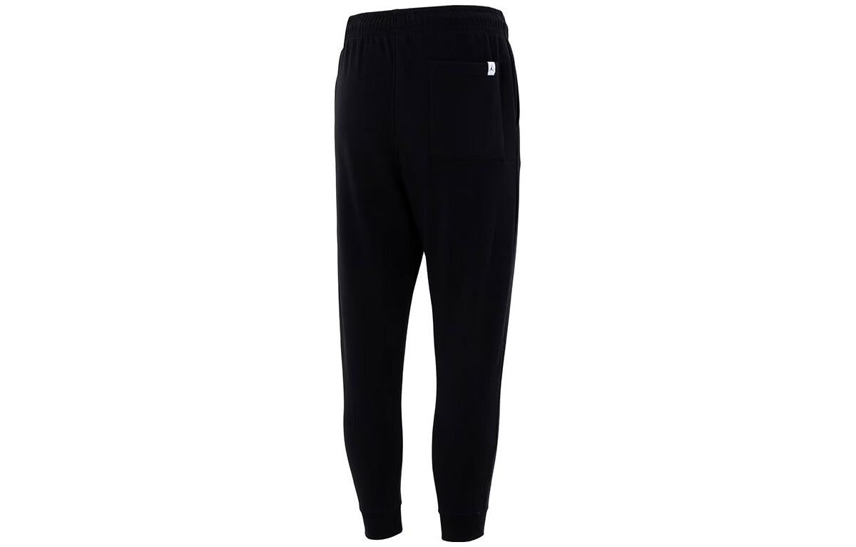 Air Jordan Essentials Holiday Sweatpants 'Black Red' FD7468-010