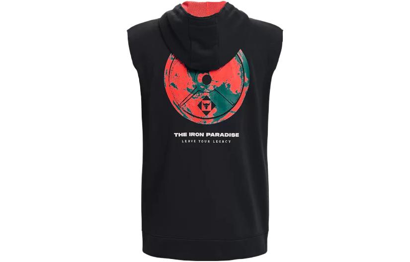 Under Armour Project Rock Sleeveless Hoodie 'Black Multi' 1377434-001