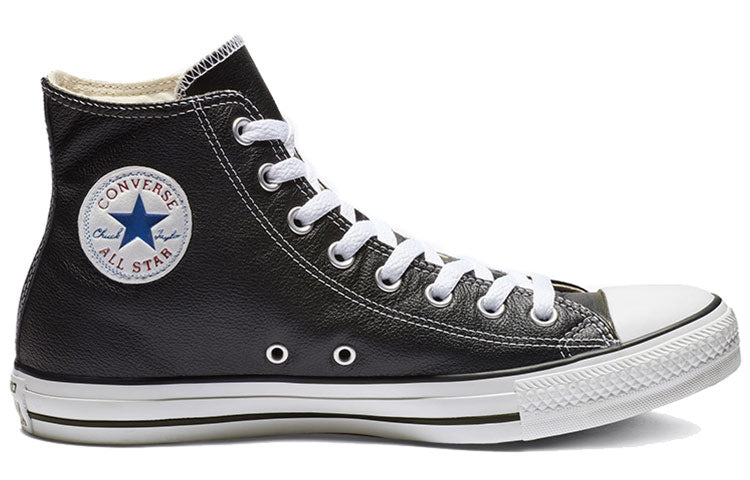 Converse Chuck Taylor All Star Leather Hi 'Black' 132170C