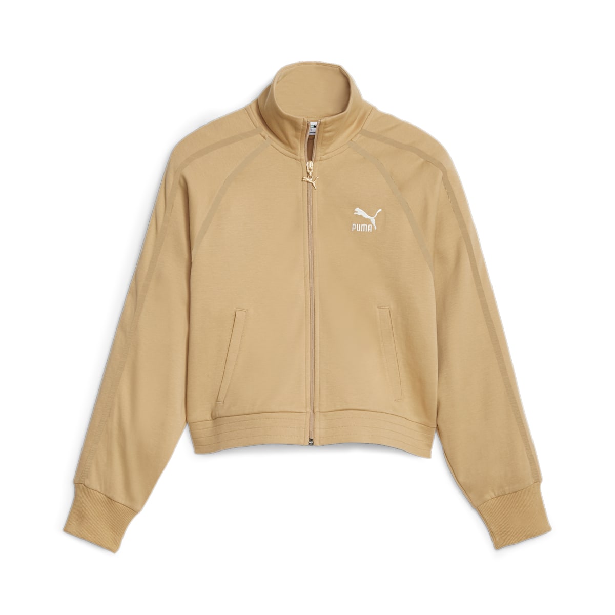 (WMNS) PUMA T7 Track Jacket 'Tan' 621464-84